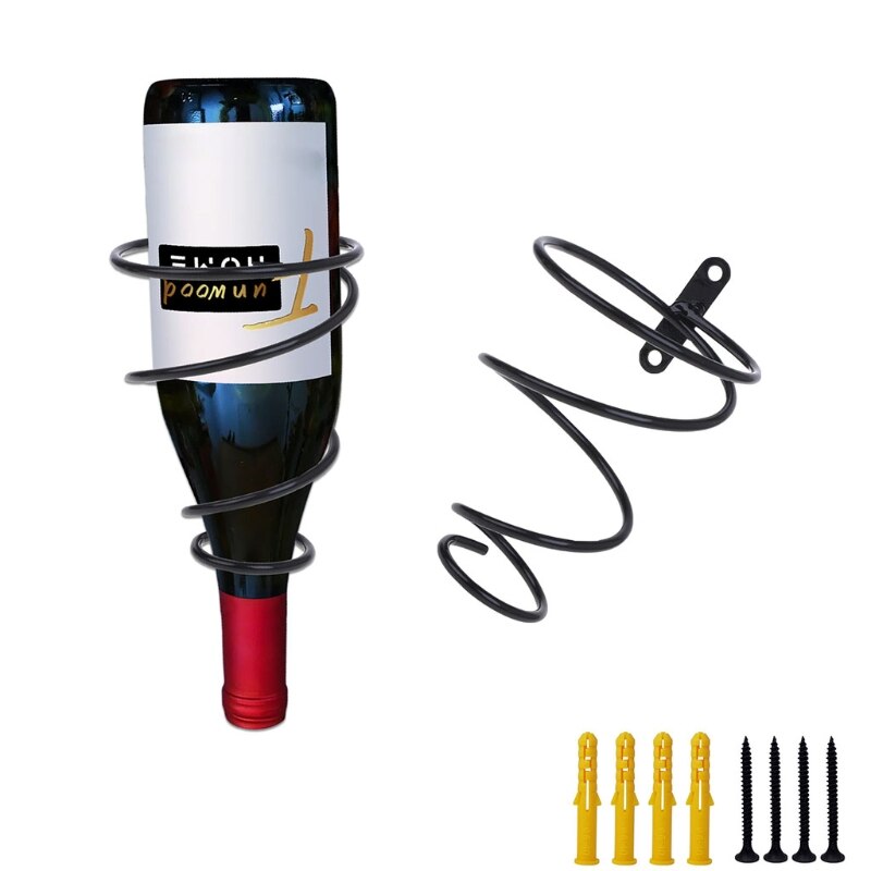 1/3/5 Pcs/Set Metalen Muur Gemonteerde Wijnrekken Rode Wijn Fles Display Houder F3MB