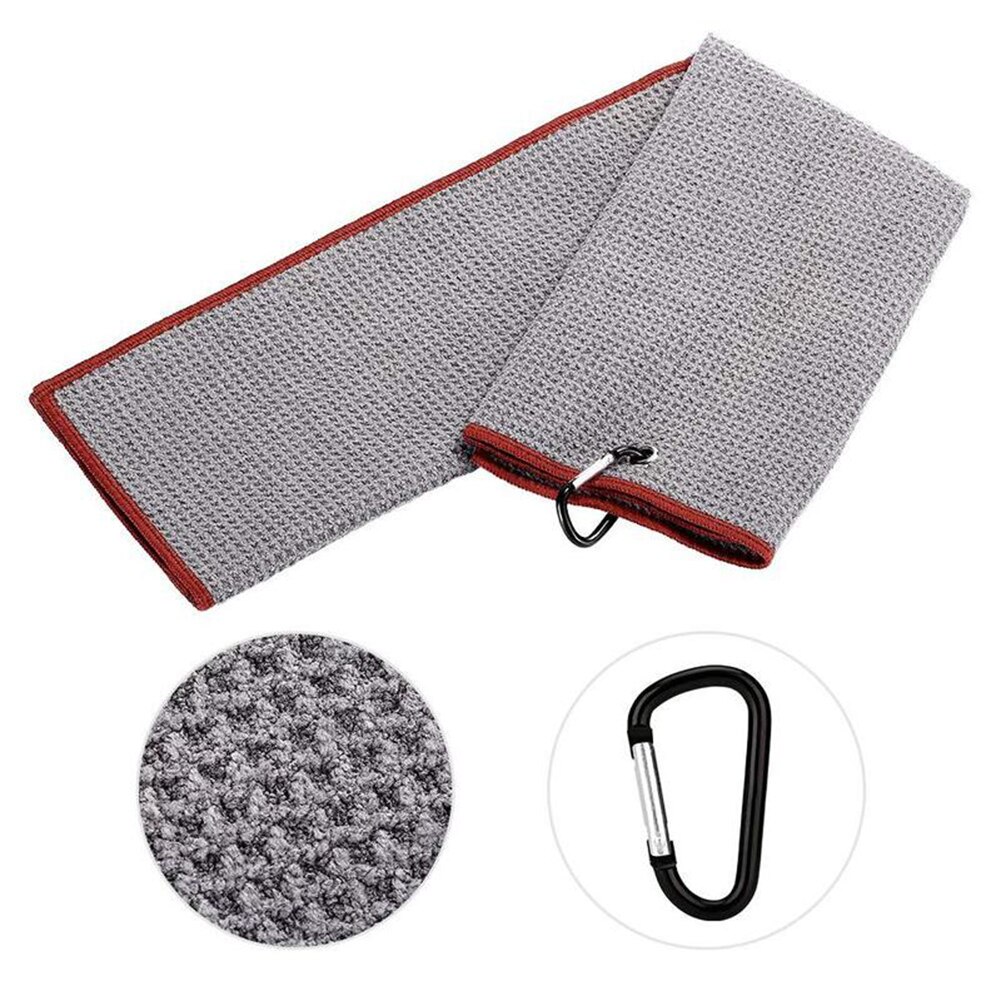 Golf Club Brush Towel Cleaner Kit 2 Sided Putter Wedge Ball Groove Cleaning Tool for Outdoor Exercise Sport Ornaments
