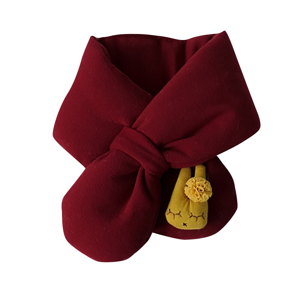 Meninos E Meninas Bonito Manter Xales Cachecóis Colarinho Espessamento Inverno foulard Echarpe sciarpa sjaal cache cou enfant шарф зима: wine