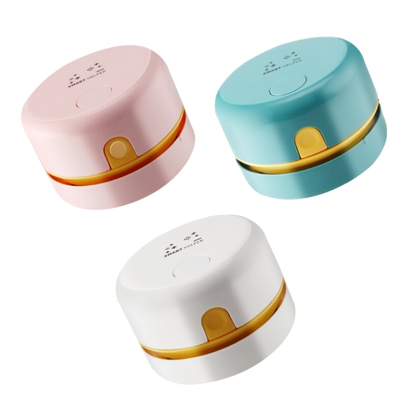 Electric Hand Held Vacuum Cleaner Small USB Rechargeable Cordless Car Desktop Mini Cleanning Device for Home Appliance D7YA