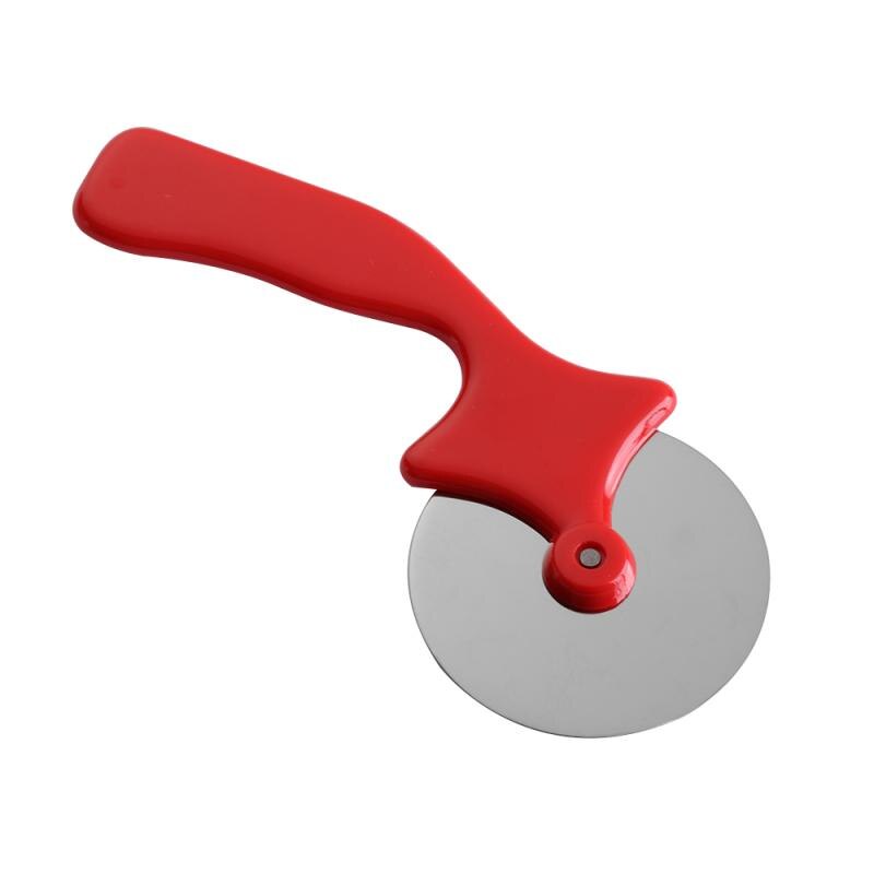 Scissors For Pizza Pies Waffles Dough Cookies Pastry Stainless Steel Single Wheels Pizza Cutter Knife Kitchen Baking Accessories