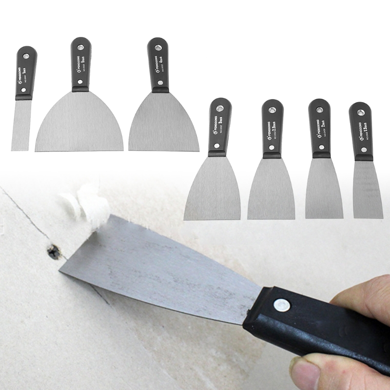 7 Stuks Schraper Set Stopverf Mes 1 "-5" Met Tool Opbergtas Voor Vloer Muur Schrapen Bouw gereedschap