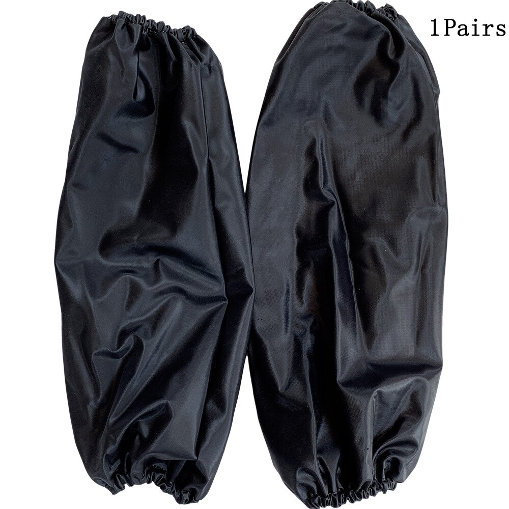 1 Pairs Black Oversleeves Oil-proof Sleeves Factory Worker for Work Anti-dirty Kitchen Household Cleaning Waterproof Sleeve: Default Title