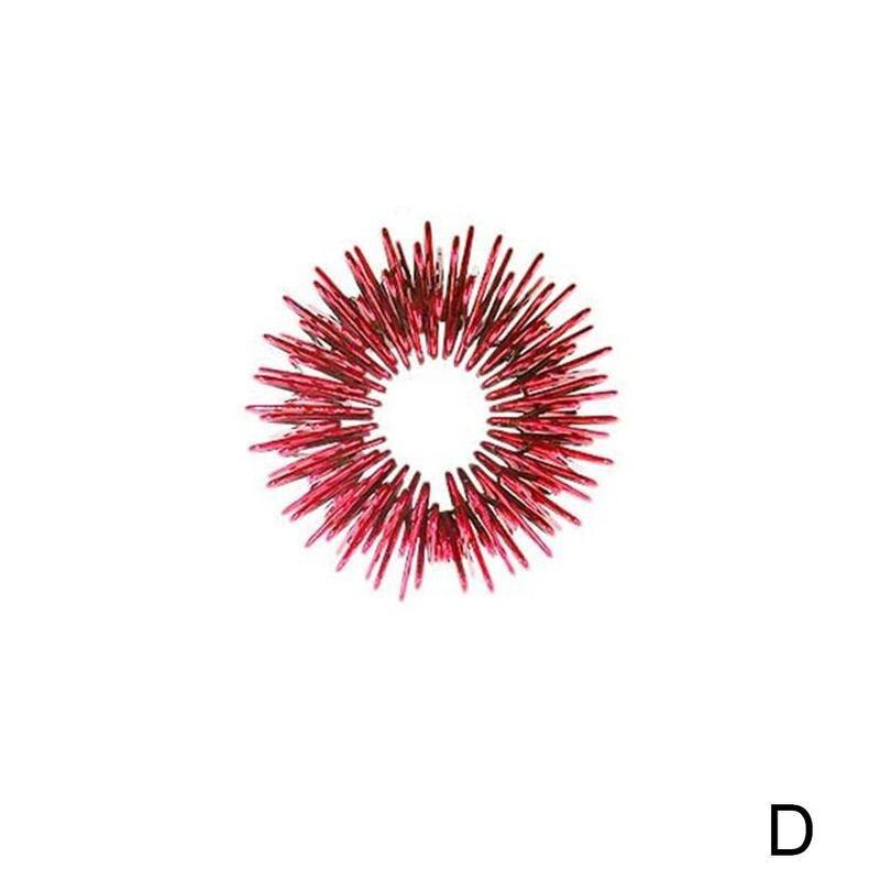 Spiky Sensory Finger Rings Stress Relief Massager Toy Finger Stress Relief Sensory Toys Rings Spiky Anxiety Finger G3B7: D