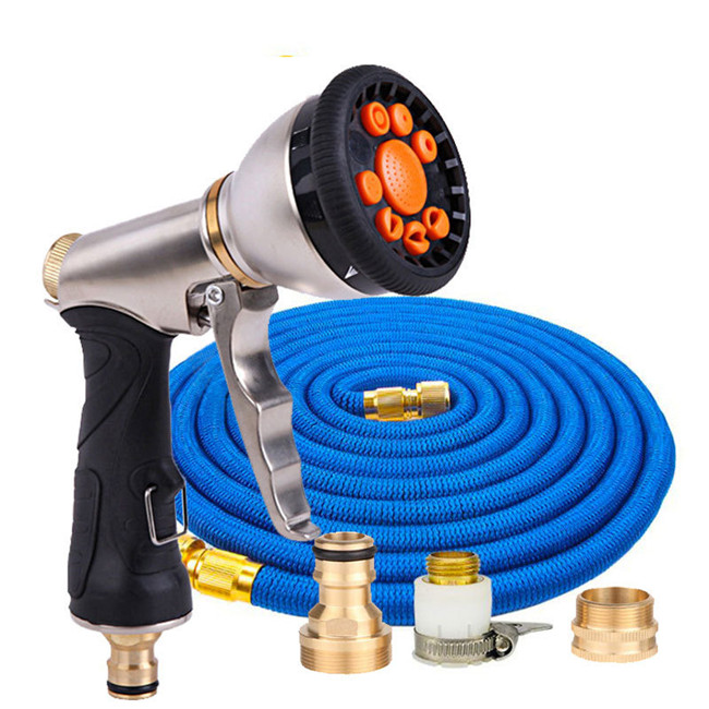 Tuin Watering Slang Voor Het Besproeien Van De Tuin Flexibele Expandable Extension Slangen Irrigatie Kit Wasstraat Met Nozzle Voor Geven: 75FT