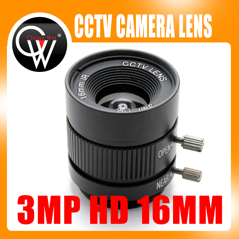 3MP HD 4mm/6mm/8mm/12mm/16mm objektiv Manuelle 1/2 Iris cs Mount Industrie objektiv CCTV Kamera Objektiv für HD Kamera ip kamera