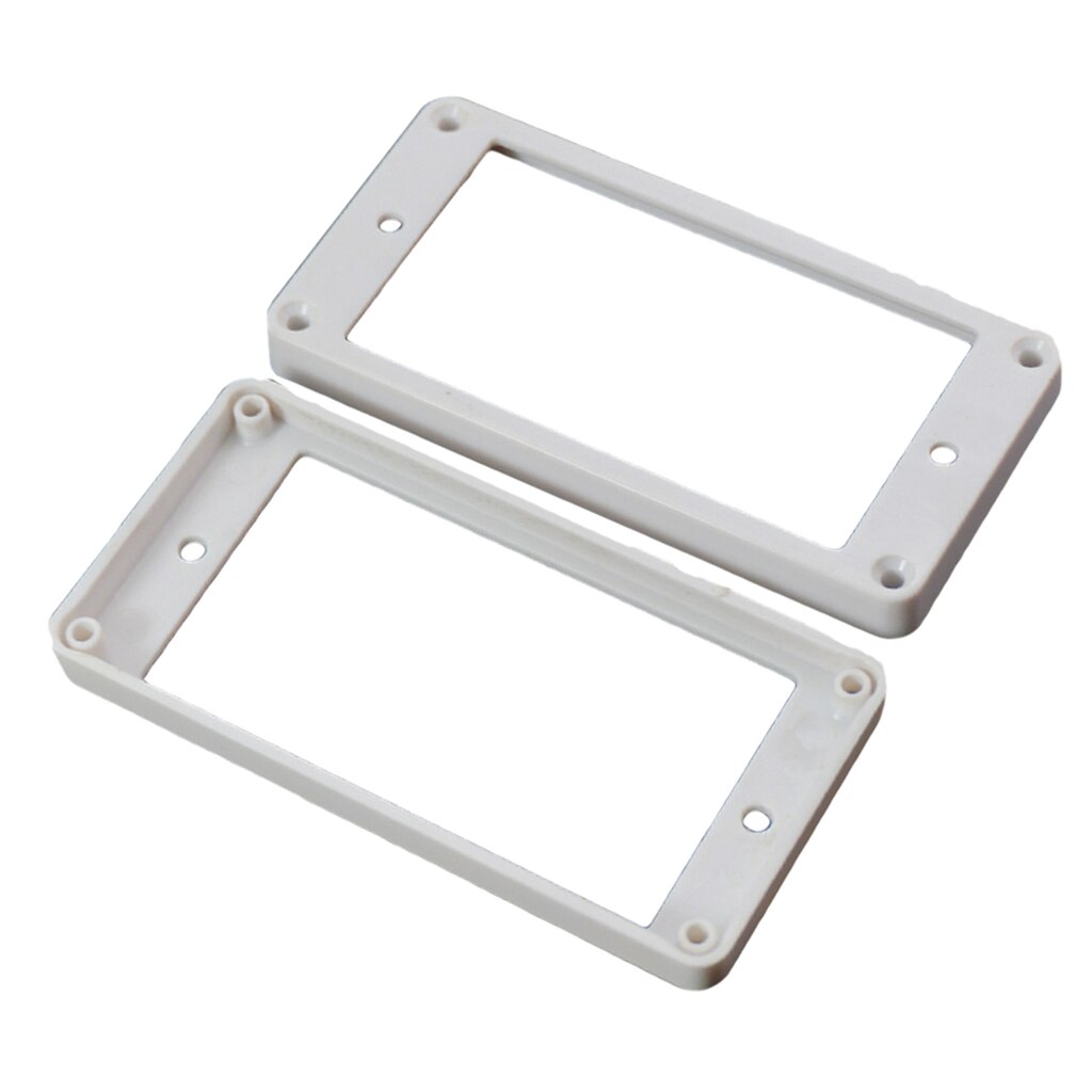 Pack of 2 Plastic Humbucker Pickup Mounting Rings 7x8.5mm for Electric Guitar Parts