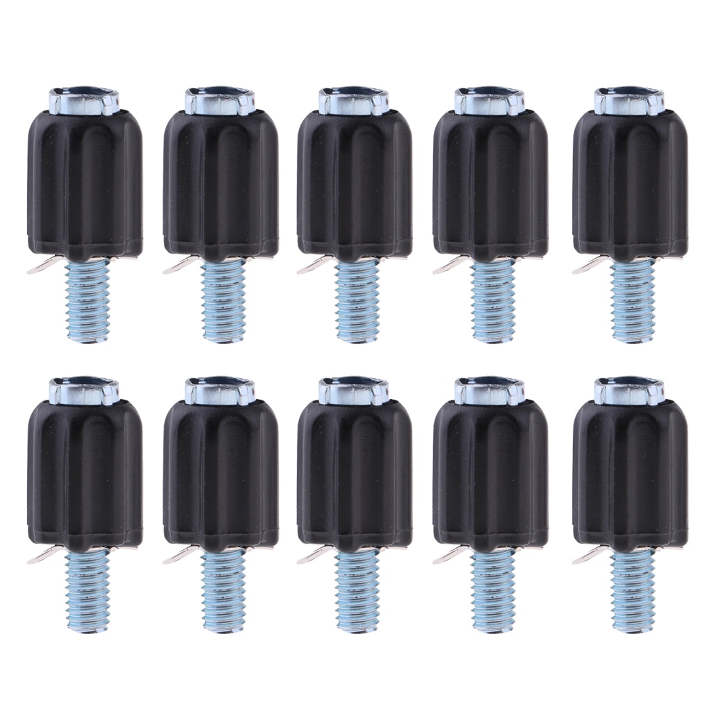 10 Count M5 Bike Cable Adjuster Screw for Thumb Shifter Disc Brake Cables Adjustment