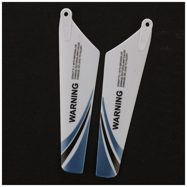 ABWE 4pcs spare blades for helicopter rotor rc S107, Blue