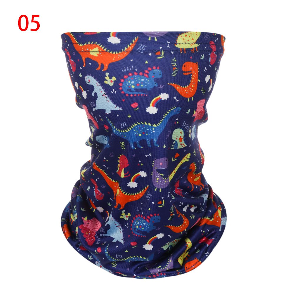 Enfants élastique Anti-UV tête visage cou guêtre Tube anti-poussière Bandana écharpe demi visage foulards en plein air cyclisme accessoires: 5