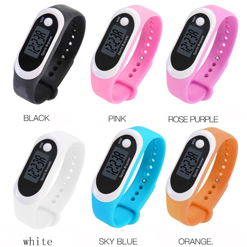 Sporthorloges voor dames en heren, siliconen band, sporthorloge, elektronisch horloge, calorieteller, led digitaal polshorloge