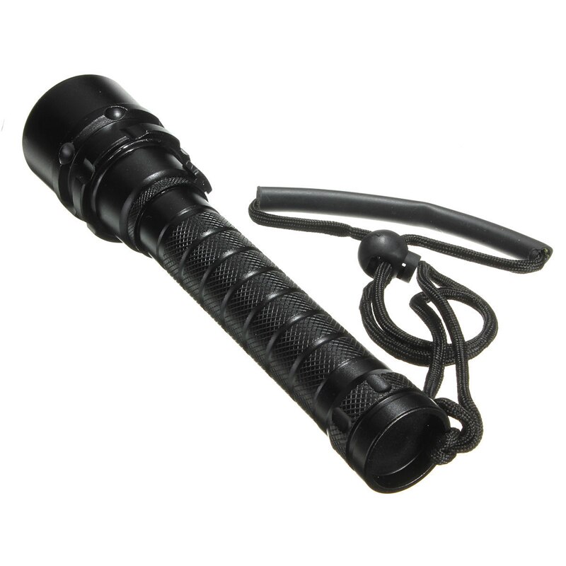 LED Diving Flashlight Underwater Torch High Power Super Bright Dive Lamp Waterproof IP68 for Submarine Flashlights Safety Lights: No Battery