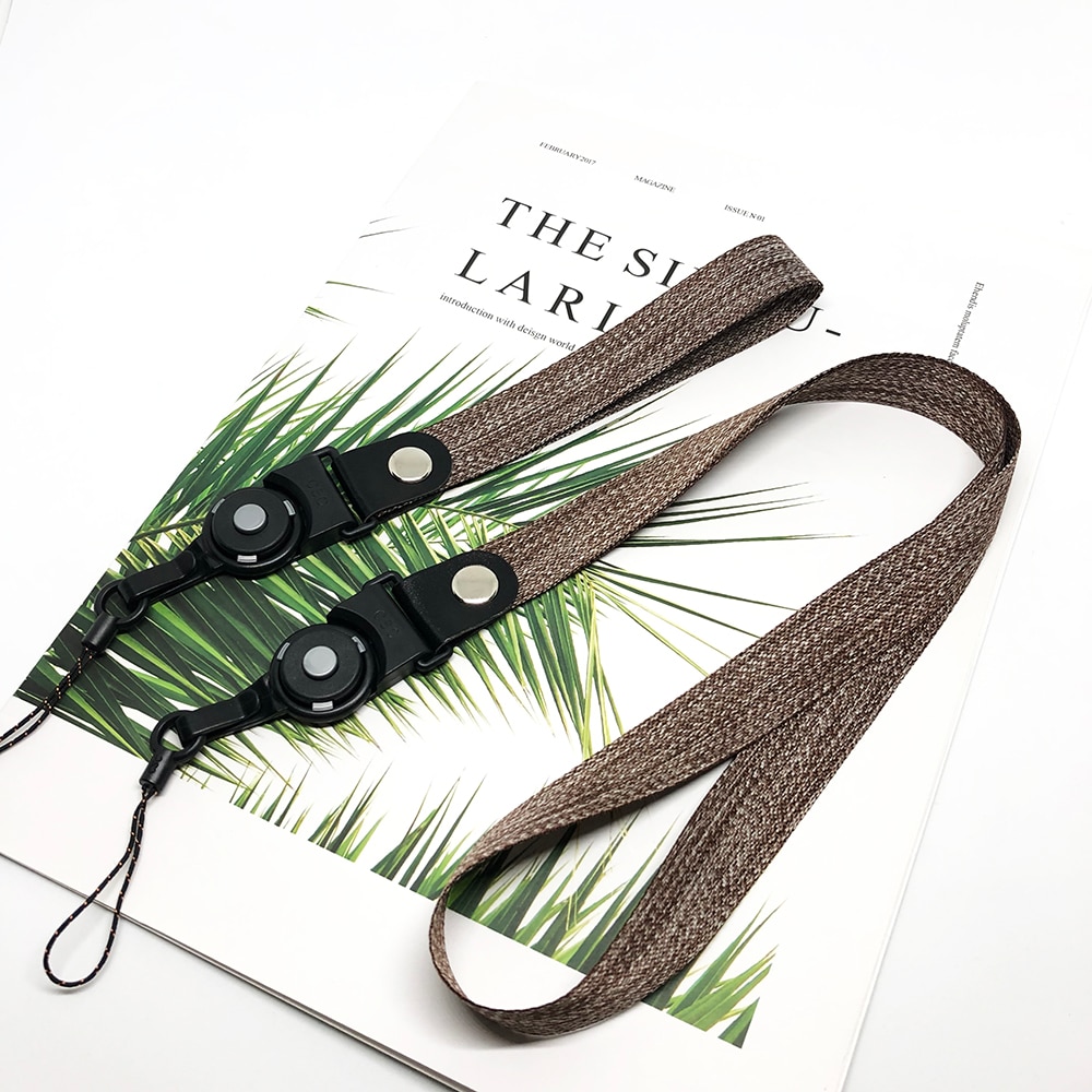 Vävda remmar nacke handled lanyard telefonrep för iphone 7 8 plus xs max universal telefonhållare grepp slätt rem lanyards för nycklar