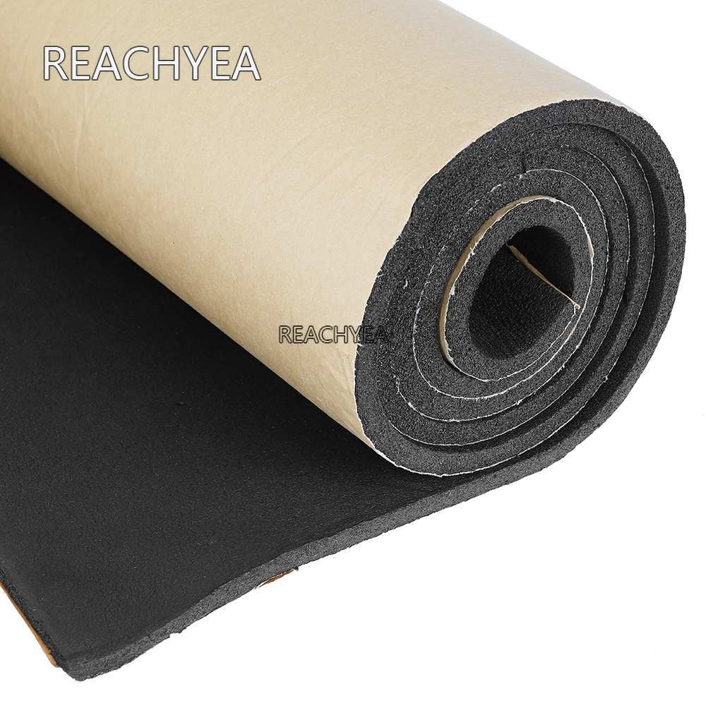 1Roll 200cmx50cm 5mm-30mm Car Sound Proofing Deadening Car Truck Anti-noise Sound Insulation Cotton Heat Closed Cell Foam