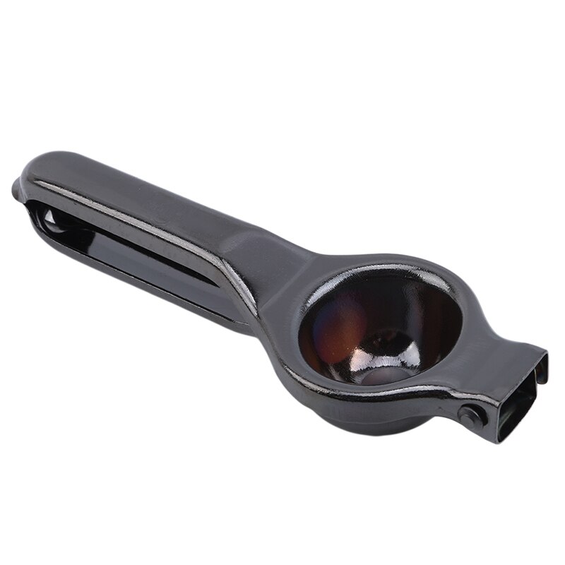 Multifuctional Lemon Squeezer Stainless Steel Manual Citrus Lime Juicer Hand Press Fruit Juice Manual Hand Press: black