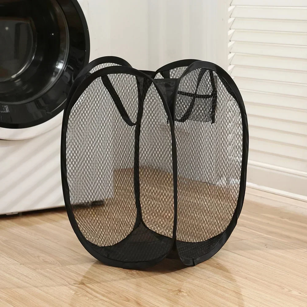 Foldabled Laundry Basket Monochrome Simple Storage Basket Dirty Clothes Basket Bathroom Clothes Hanger Household Items