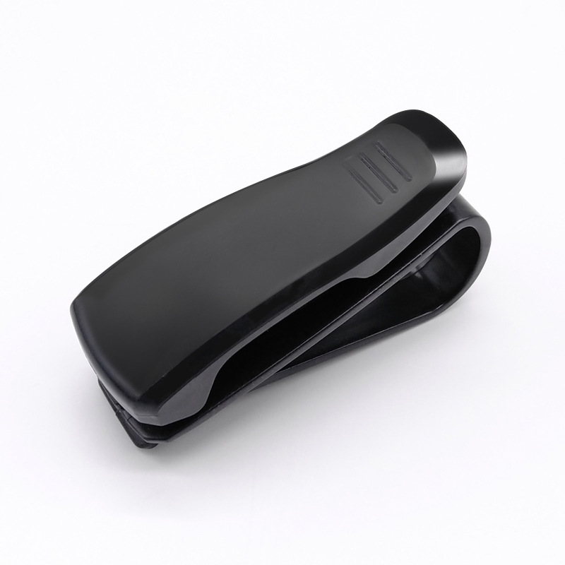 Iksnail bil solskærm brilleholder multifunktions clips biltilbehør solbriller briller stel auto fastener billet klip