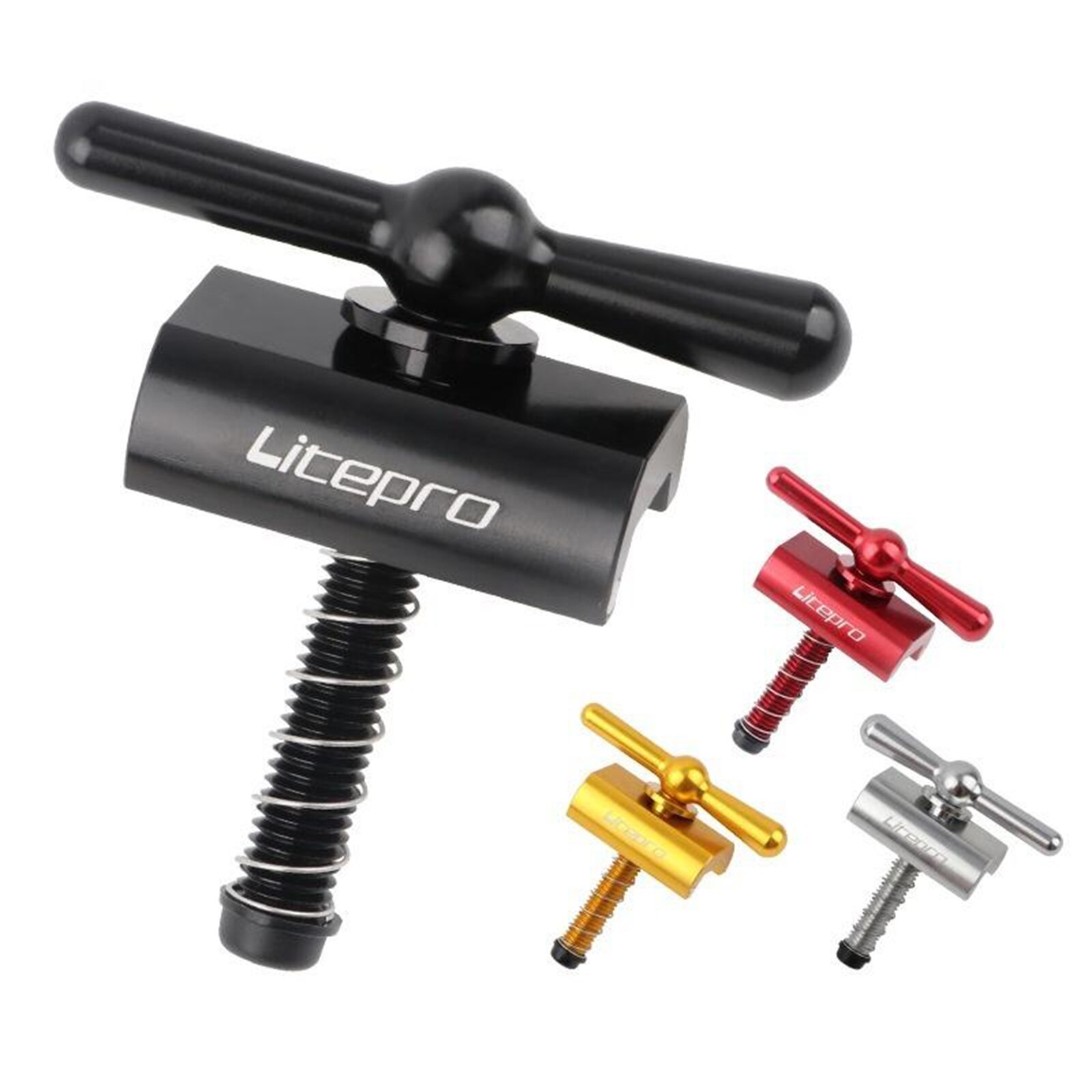 Folding Bike Hinge Clamp Lever for Brompton Frame Lock Buckle Clips