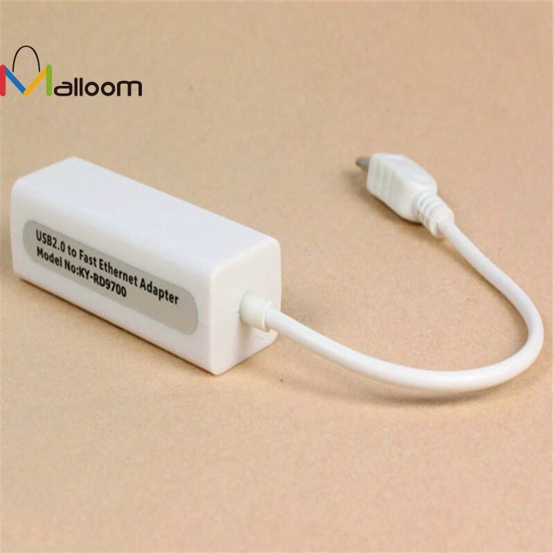 Malloom High Speed Micro 5pin USB To RJ45 10/100M Ethernet Network Adapter For SamsungTable PC