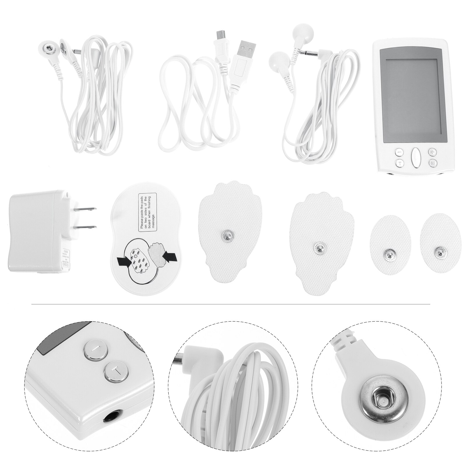 1 Set Van Hele Lichaam Tool Elektrische Stimulator Meridiaan Stimulator (Us Plug): Default Title