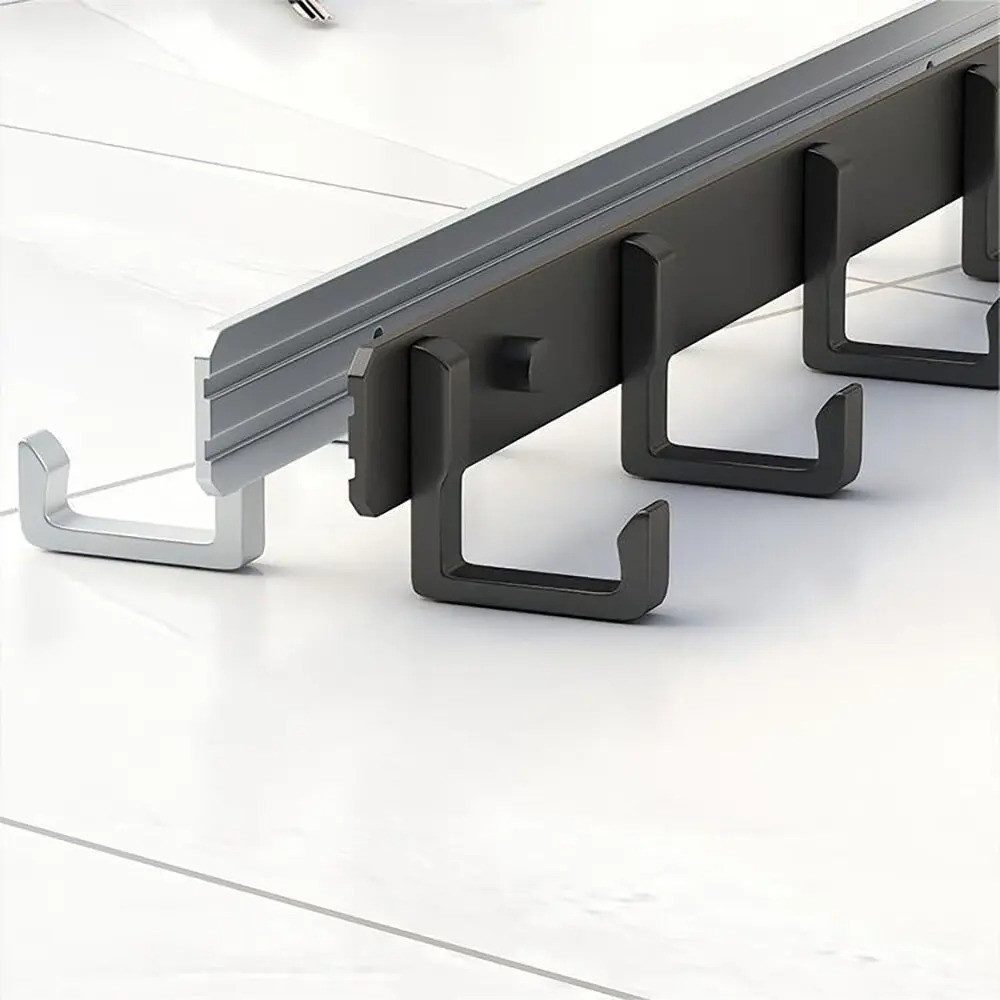 Perchero sin perforaciones, gancho de pared adhesivo, colgador de ropa de pared, ganchos colgantes, Mural de ganchillo, accesorios de baño, Hardware