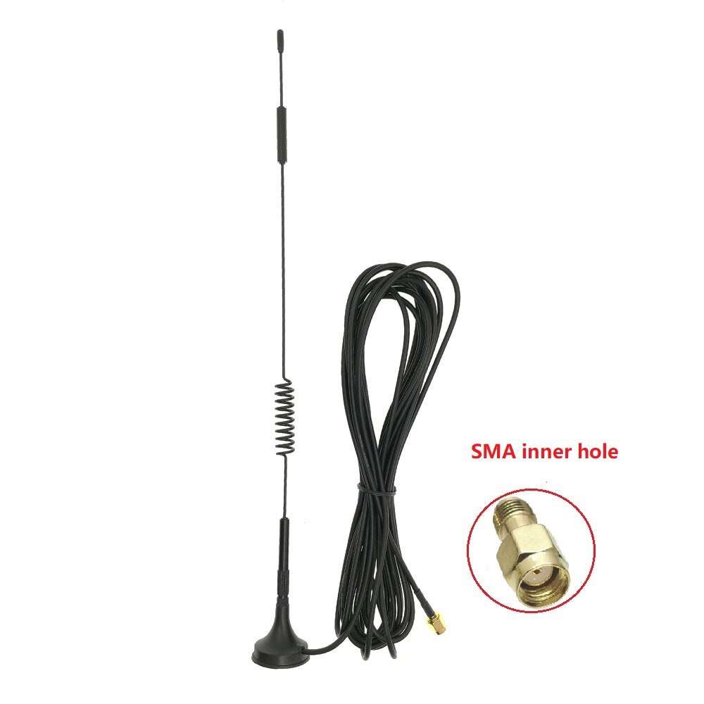 SMA/TS9/CRC9 Schnittstelle 3m Verlängerung Kabel kabellos Router Unbemannte Verkauf Maschine magnetisch Kleine Saugnapf 4G Antenne: SMA innere Loch