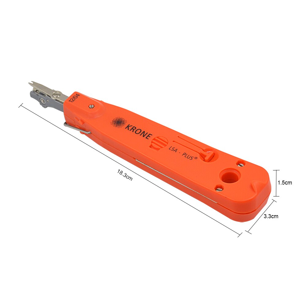 Chipal red krone lsa-plus punch down verktyg med sensor för telekom telefon  rj11 lan nätverk cat 5 rj45 patch panel kabel