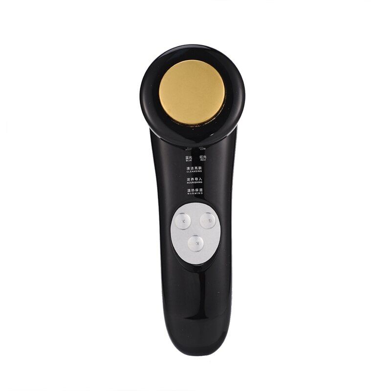 Export import instrument schoonheidsapparatuur thuis gezichtsmassage verjonging schone gezichtsontgifting essentie: Zwart goud 