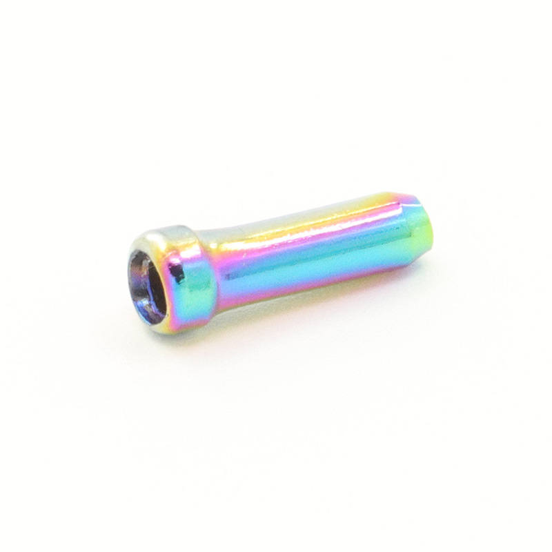 Primwon – écrous de rayons à tête ronde en laiton, calibre 14, 2.0, 14mm, rayons arc-en-ciel pour roues de vélo de route et de vtt