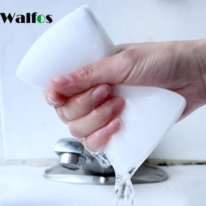 Walfos 100 Stks/partij Melamine Spons Magische Spons Eraser Melamine Cleaner Voor Keuken Kantoor Badkamer Schoonmaken Nano Spons 10x6x2cm