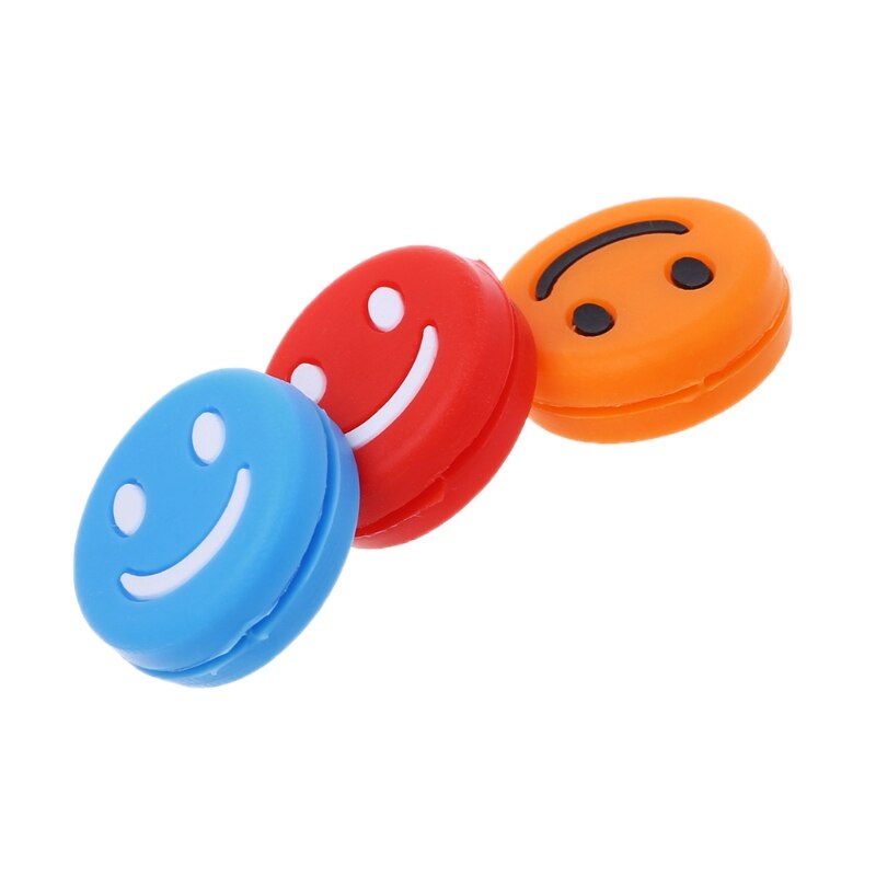 Silicone Smile Face Tennis Racquets Vibration Absorbers Outdoor Sports Supplies For Sports Accessories