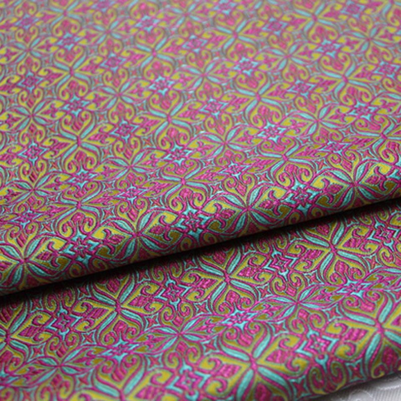 50*75cm Jacquard Brocade Fabric Chinese Dress Damask Costume Cloth Faux Silk Trim Cheongsam Children Clothes Material Diy: 14