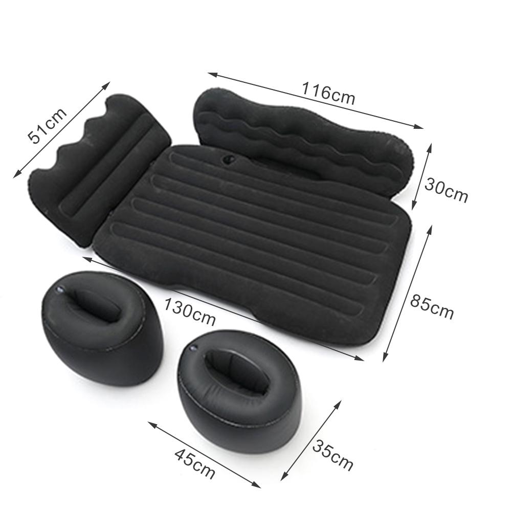 Colchón de aire para coche, cama de viaje, cómodo, seguro y duradero, hecho de Material de PVC y flocado, colchón de aire de doble uso