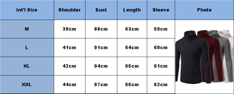 Herre høst vinter varme gensere termisk bomull turtle neck skivvy turtleneck genser stretch topper tykk pullover genser m -2xl