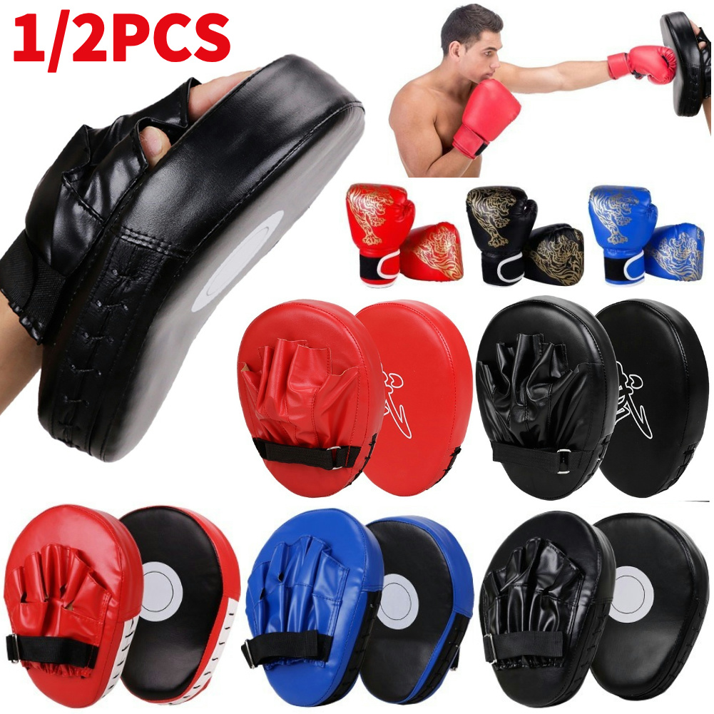 Cible de boxe résistante à l'usure, mitaines de poinçonnage à 5 doigts, coussinets de mise au point pour la boxe MMA Muay Thai, 1/2 pièces