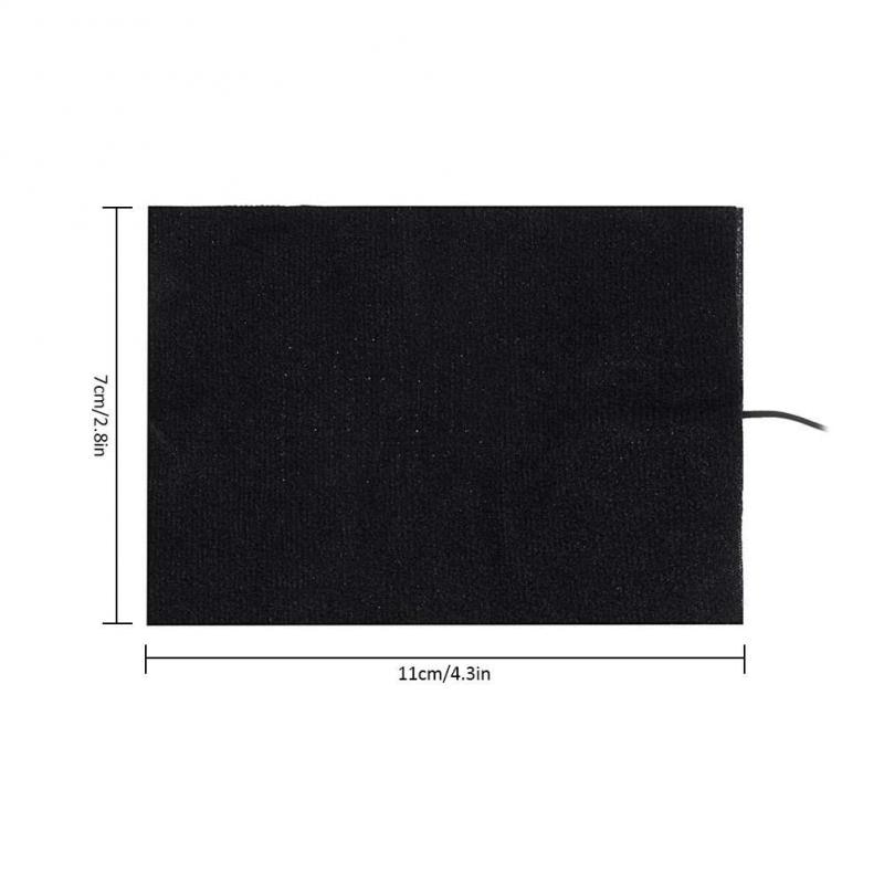 8 In 1 USB Electric Heating Pads 5V 0.8mm Electric Heating Sheet Adjustable Temperature Heating Warmer Pad For Vest Jacket