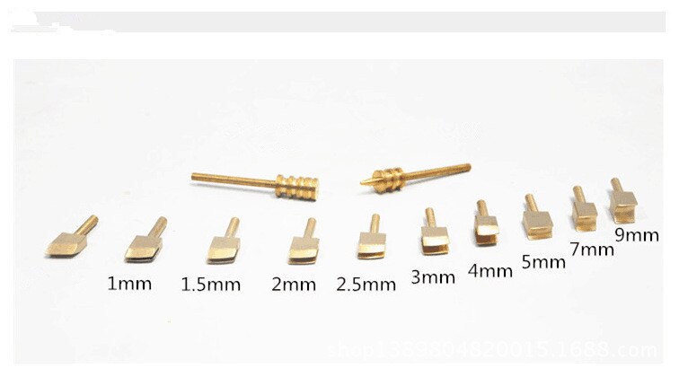 Leather electric edge holder Brass edge banding device Ironing line iron Tip twisting Groove twisting Grooving drum