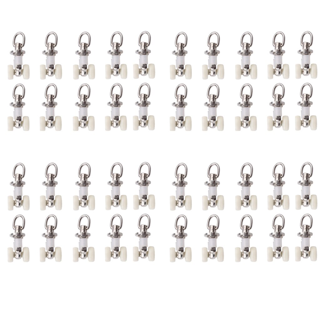 Shower Curtain Track Glider Sliding Roller Hanger Ceiling Gliders 26mm
