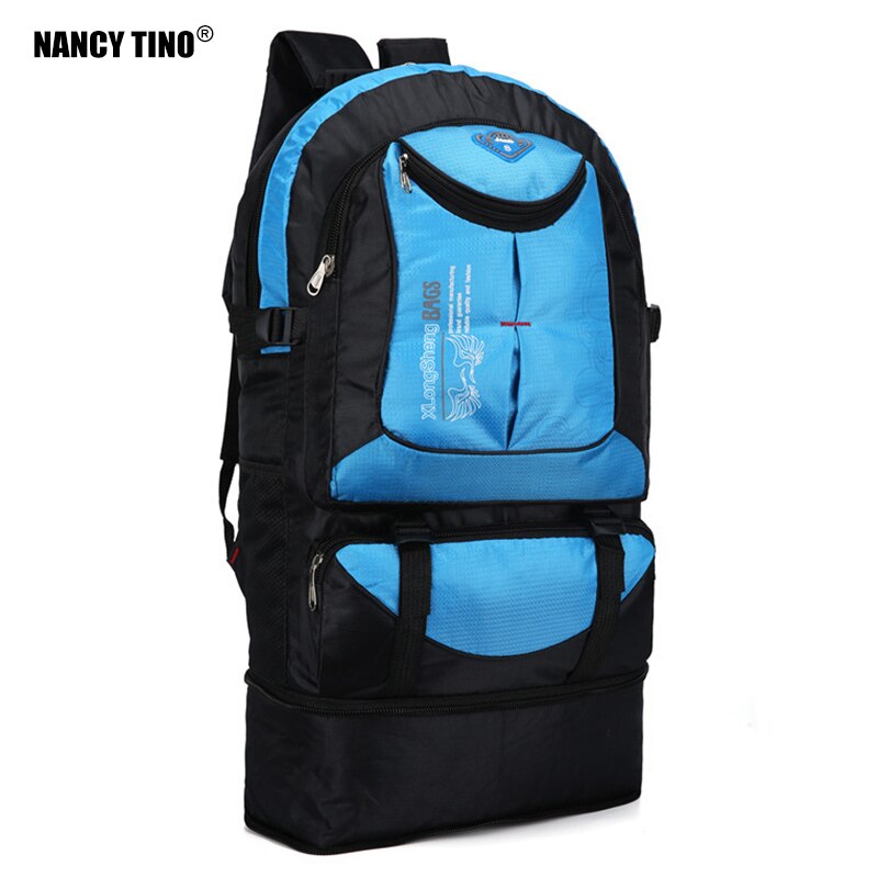 60L Waterproof Outdoor Travel Backpack Camping Trekking Bag for Man Woman Climbing Hiking Rucksack Fishing Cycling Backpack