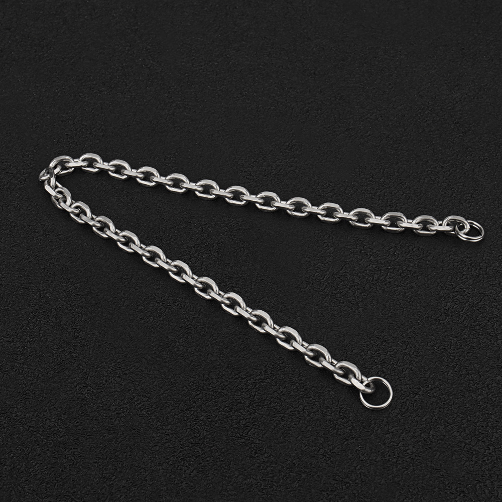 30cm Titanium Alloy Chain DIY Connection Keyring Multi-function Outdoor Tool EDC