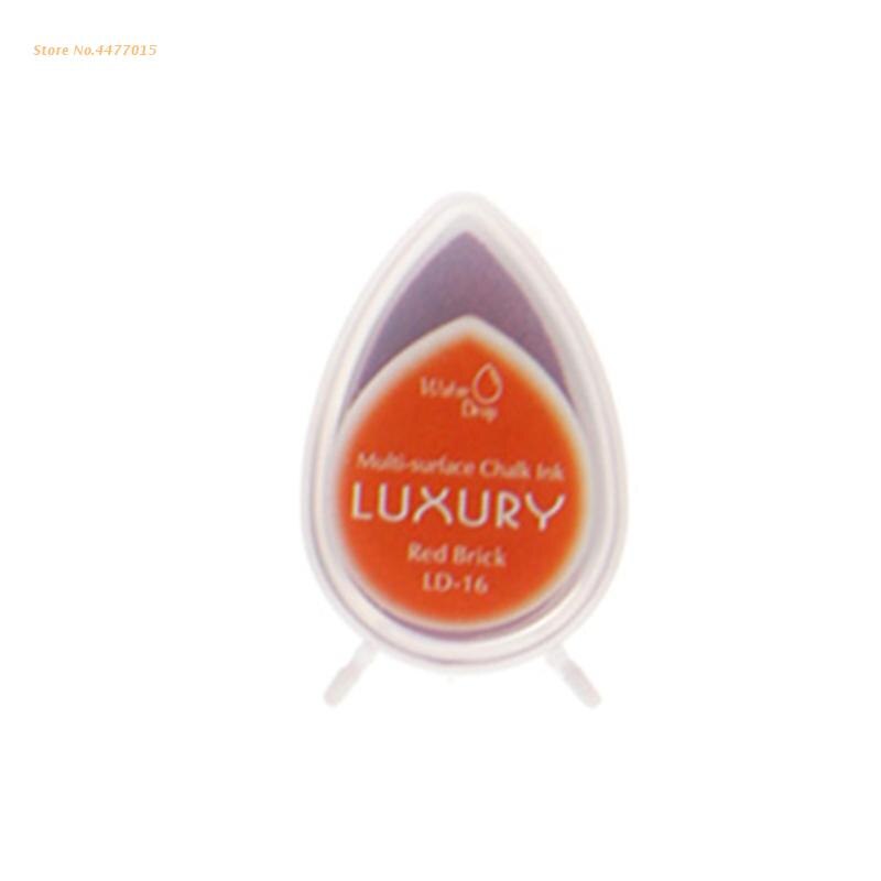 Colorful Ink Pad Finger Stamp Ink Pad Washable Safe Non Toxic for Kid DIY Crafts: 16