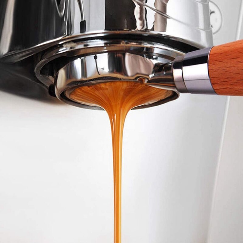 Kaffe redskaber sæt kaffe bundløs portafilter til delonghi filter 51mm tilbehør til rustfrit stål filterkurv