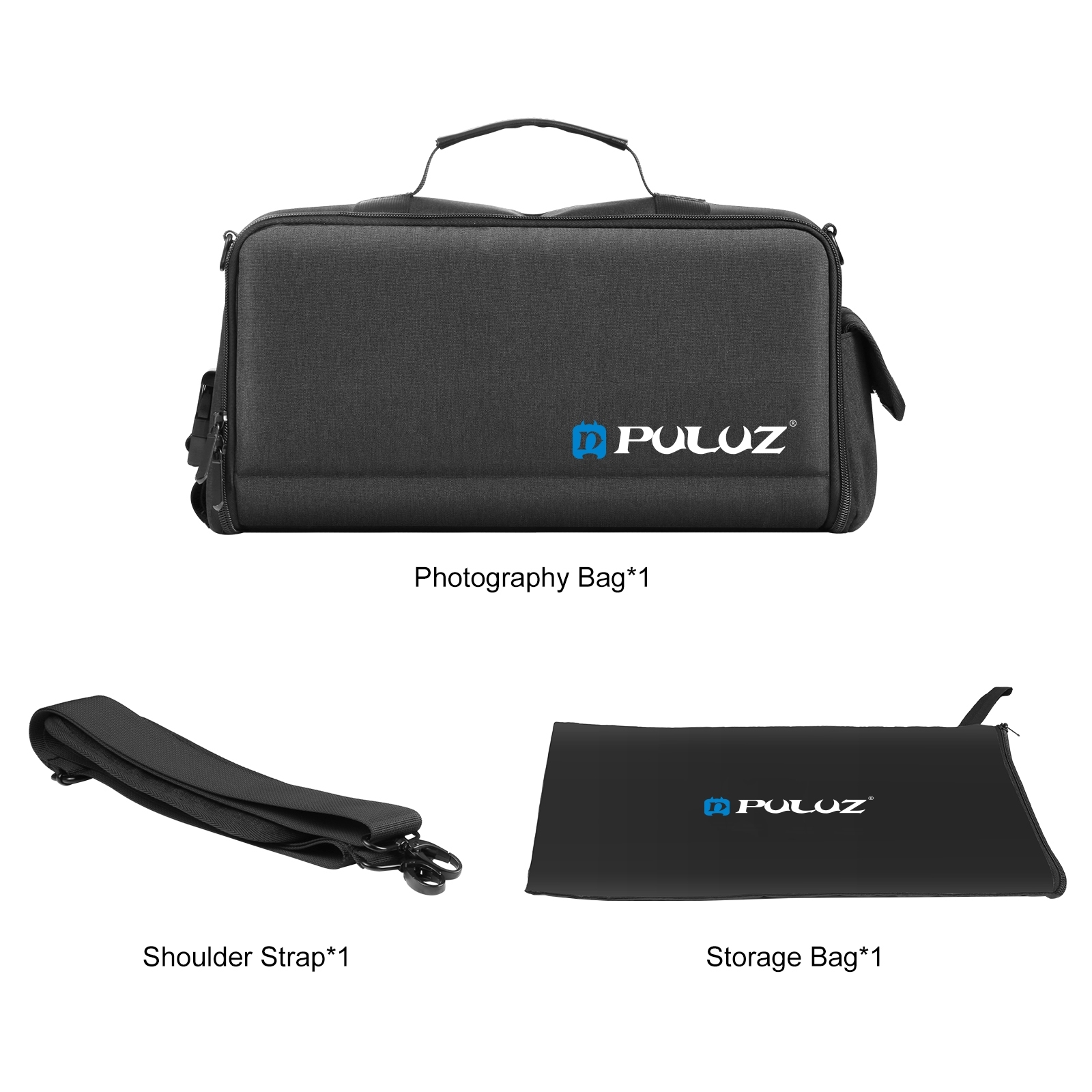 PULUZ przenośna kamera torba na ramię Crossbody pamięć cyfrowa na obiektyw: Default Title