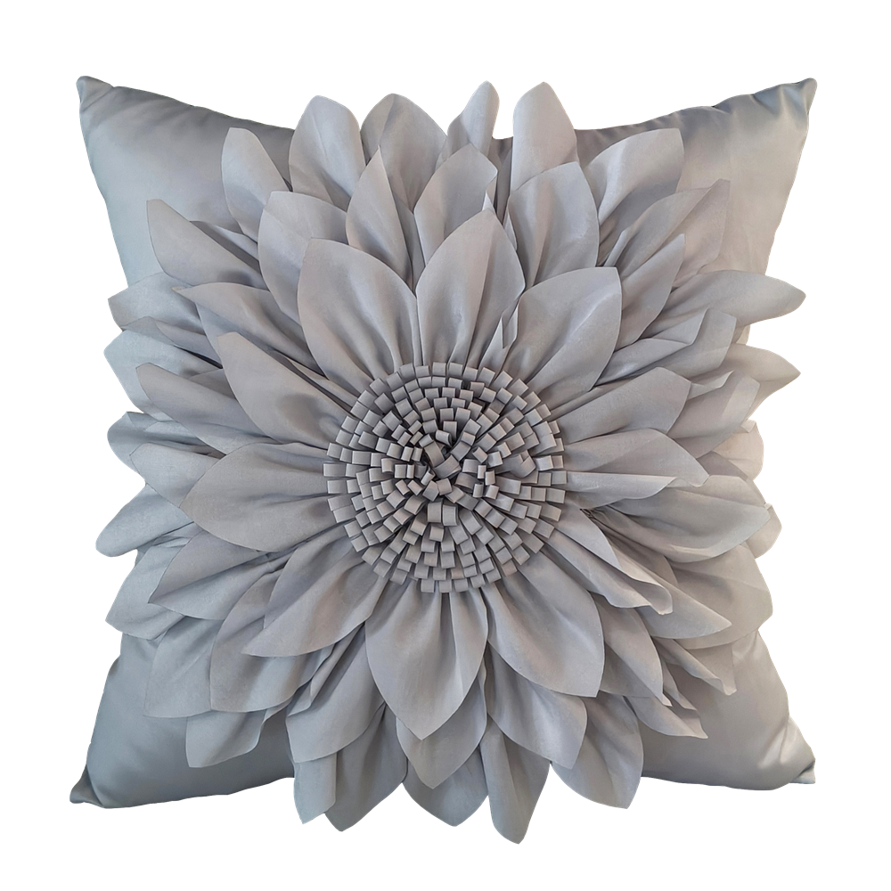 Capas de almofada decorativas bege para sofá 3d girassol capa de almofada luxo artesanal cama sofá bohemia taupe fronha: YELLOW