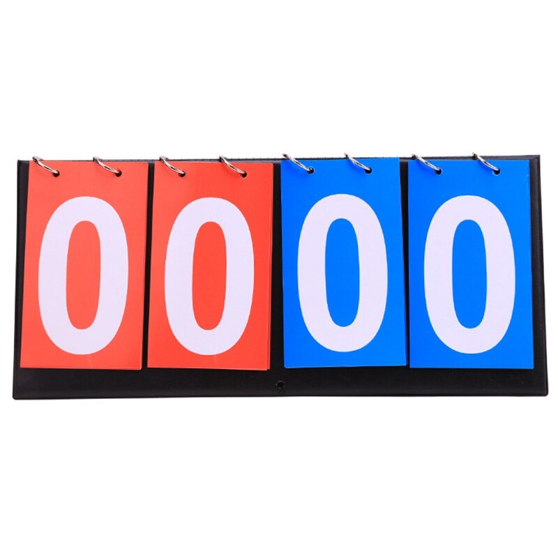4 Digit Score Board Basketball Soccer Scoreboard for Basketball Football Badminton Volleyball Table Tennis: Default Title