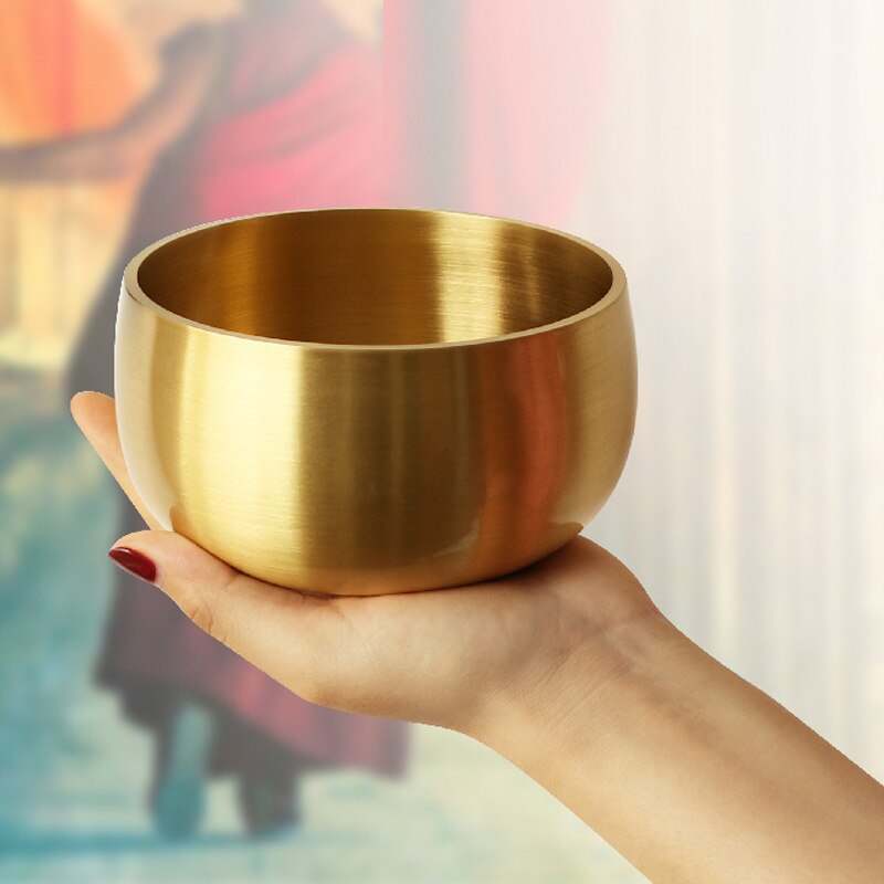 Juego de cuencos tibetanos hechos a mano para cantar, cuencos decorativos de pared, cuencos de meditación curativa de resonancia, chakras