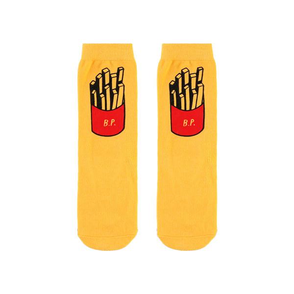 Kids Socks Toddler Boys Girls Cherry Banana Fries Knee High Sock Meias Para Bebe Autumn Warm Sock Baby Cotton Socks