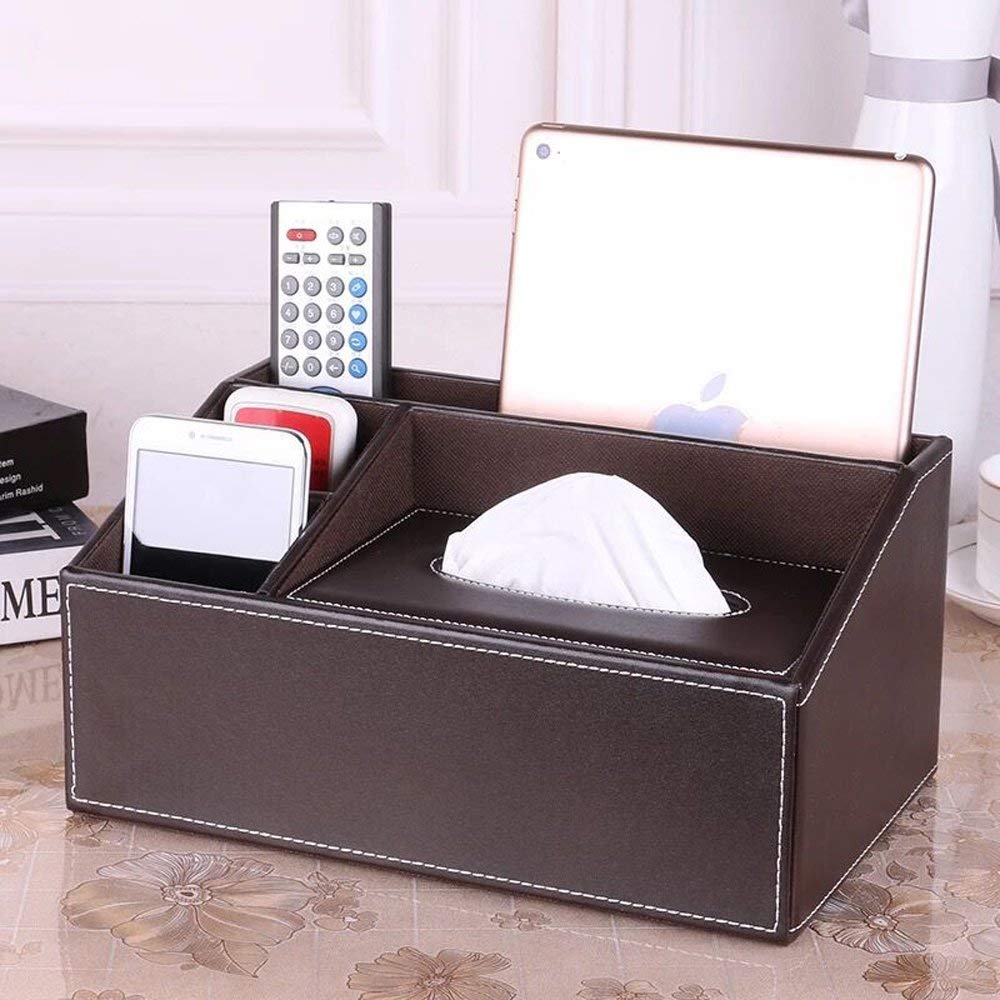 Ouvre-Lettres En Cuir Véritable Noir Fait Main - Longueur 20 Cm - Accessoire Bureau Élégant - Pour Rangement, Décoration De Bureau - Style Professionnel Et Luxueux