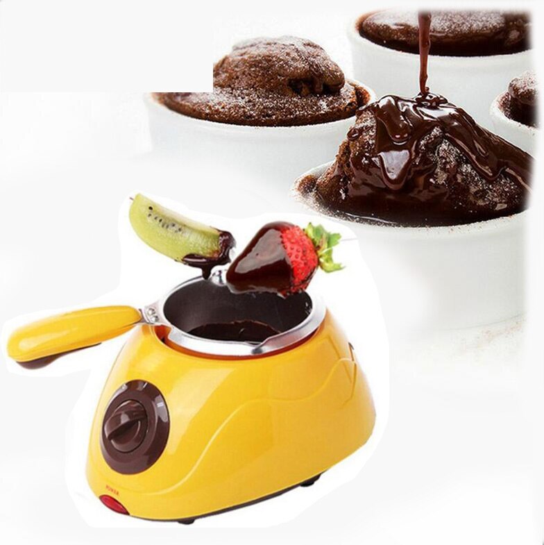 Chocolate Candy Melting Pot Electric Chocolate Fountain Fondue Chocolate Melt Pot Melter Machine DIY Kitchen Tool