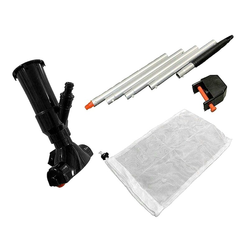 Pool Vacuum Cleaner Swimming Pool Vacuum Jet 5 Pole Sections Suction Tip Connector Inlet Portable Detachable Cleaning Tool